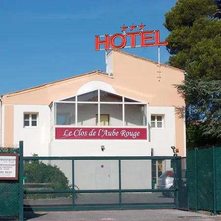 מלון Le Clos De L'aube Rouge - Montpellier / Le Lez 3*